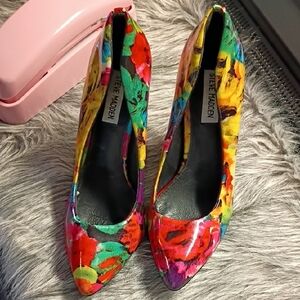 Steve Madden Vibrant Floral Heels